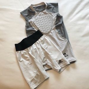 Baseball / sports Heart Guard and Slider Shorts XS